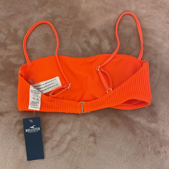 Hollister Neon Orange Bikini Top - Picture 2 of 3